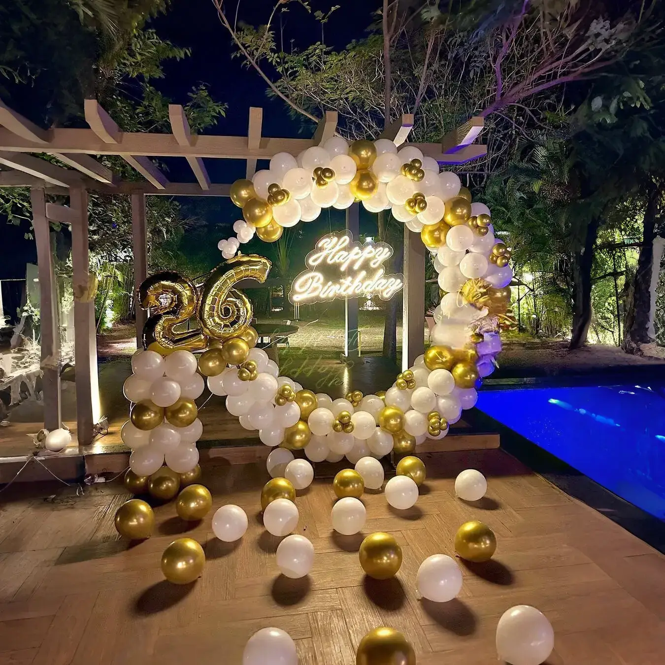 Yati Group birthday balloon decor